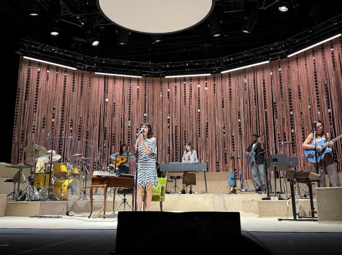 Clairo and her band.